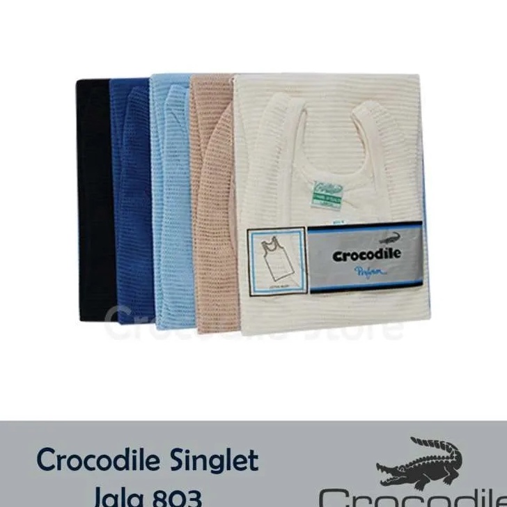 Jual PROMO ISI 1 PCS KAOS DALAM PRIA DEWASA SINGLET JALA CROCODILE 83 ...