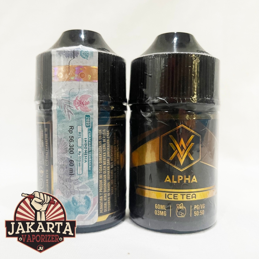 Jual ALPHA ICE TEA 60ML 3MG BY ALPHA VAPOR | Shopee Indonesia