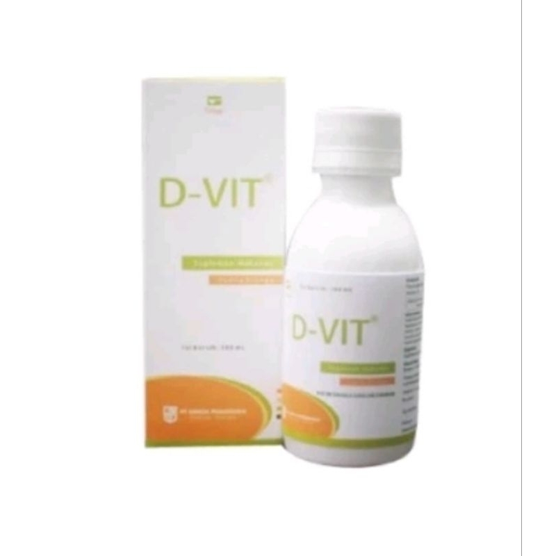 Jual D Vit sirup 100ml vitamin D3 untuk anak | Shopee Indonesia