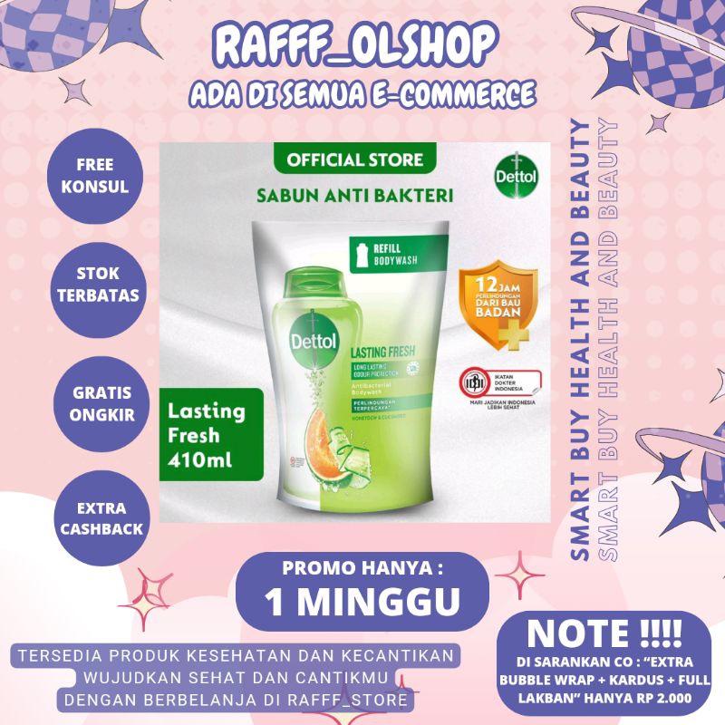 Jual DETTOL BODY WASH LASTING FRESH / 450ML | Shopee Indonesia