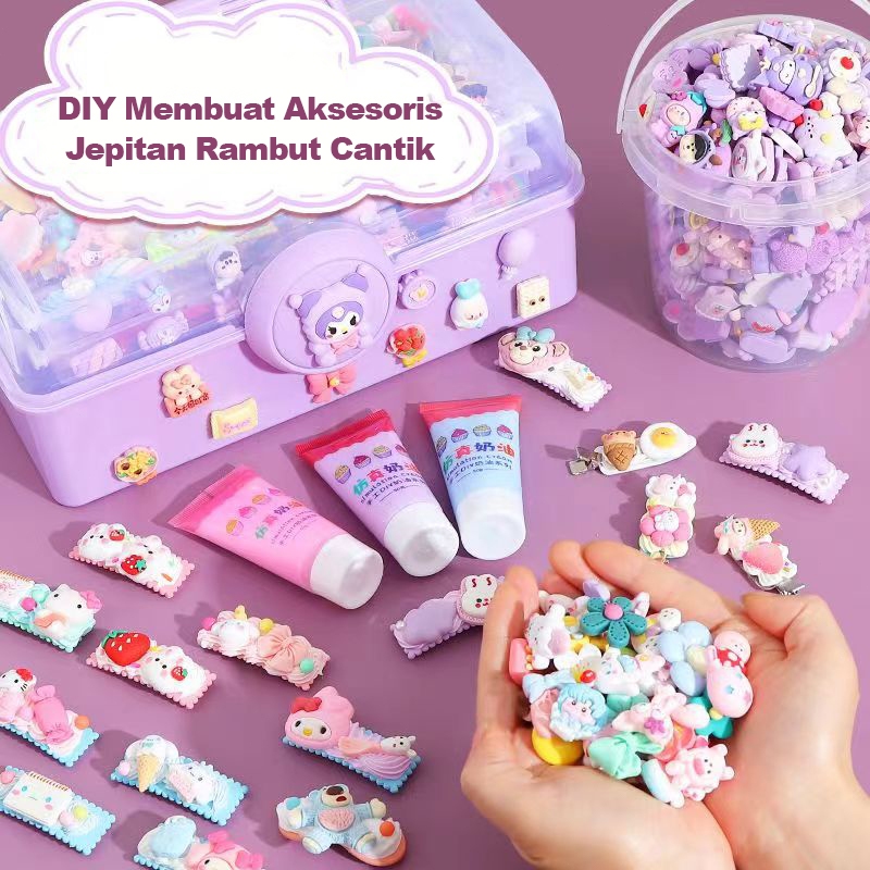 Jual DIY Jepitan Rambut Bando Gelang Kalung Cincin Manik Manik DIY ...
