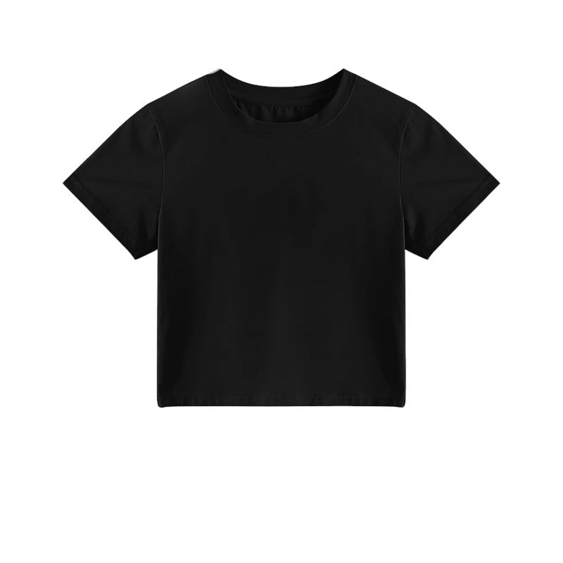 Jual Misco T-shirt Crop Top Lengan Pendek Kaos Wanita Crop Top LURE ...
