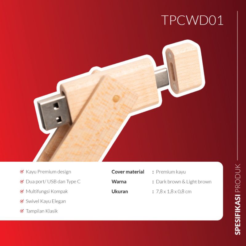 Jual FLASHDISK 16GB 32GB OTG TIPE C KAYU PUTAR REAL KAPASITAS | Shopee ...