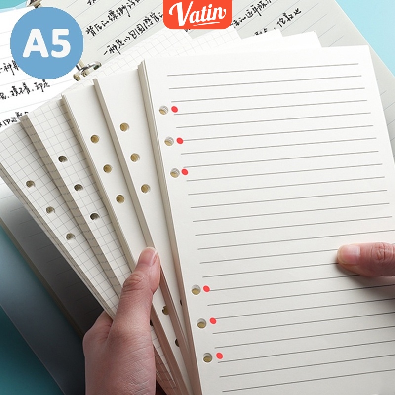 Jual Notebook refill Line & Blank KERTAS ISI BINDER A5/B5 LOOSE LEAF 6 ...