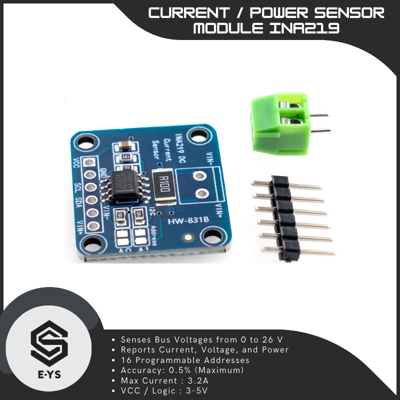 Sensore INA219 Per Arduino E Raspberry Pi - 6 Pezzi, Monitor Corrente DC Bidirezionale