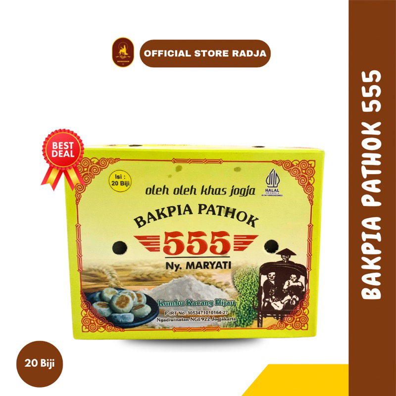 Jual Bakpia Basah Pathok 555 Bakpia Jogja Asli Kacang Hijau | [ 1 Box ...