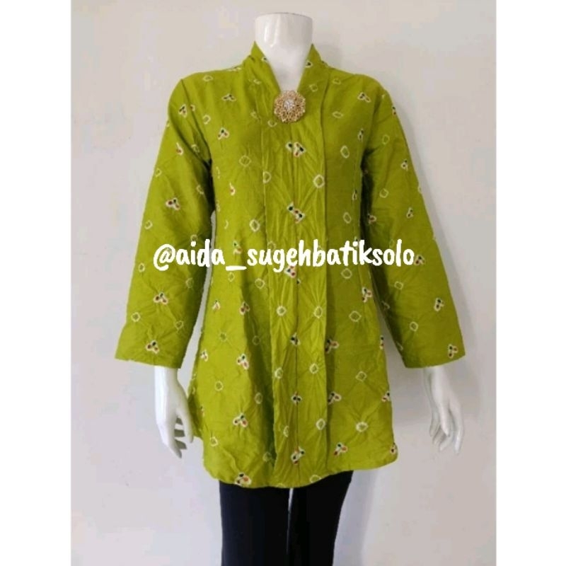 Jual Kebaya Encim Kutubaru Jumputan Ori Premium Kebaya Kondangan Kebaya ...