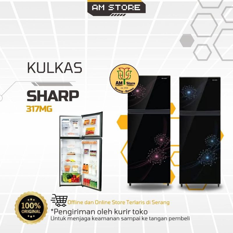 Jual Kulkas Sharp 317MG (2 Pintu) | Shopee Indonesia