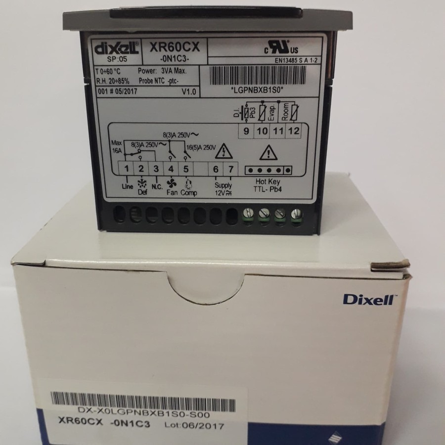 Jual DIGITAL CONTROL THERMOSTAT DIXELL XR60CX-12V / DIGITAL CONTROL ...