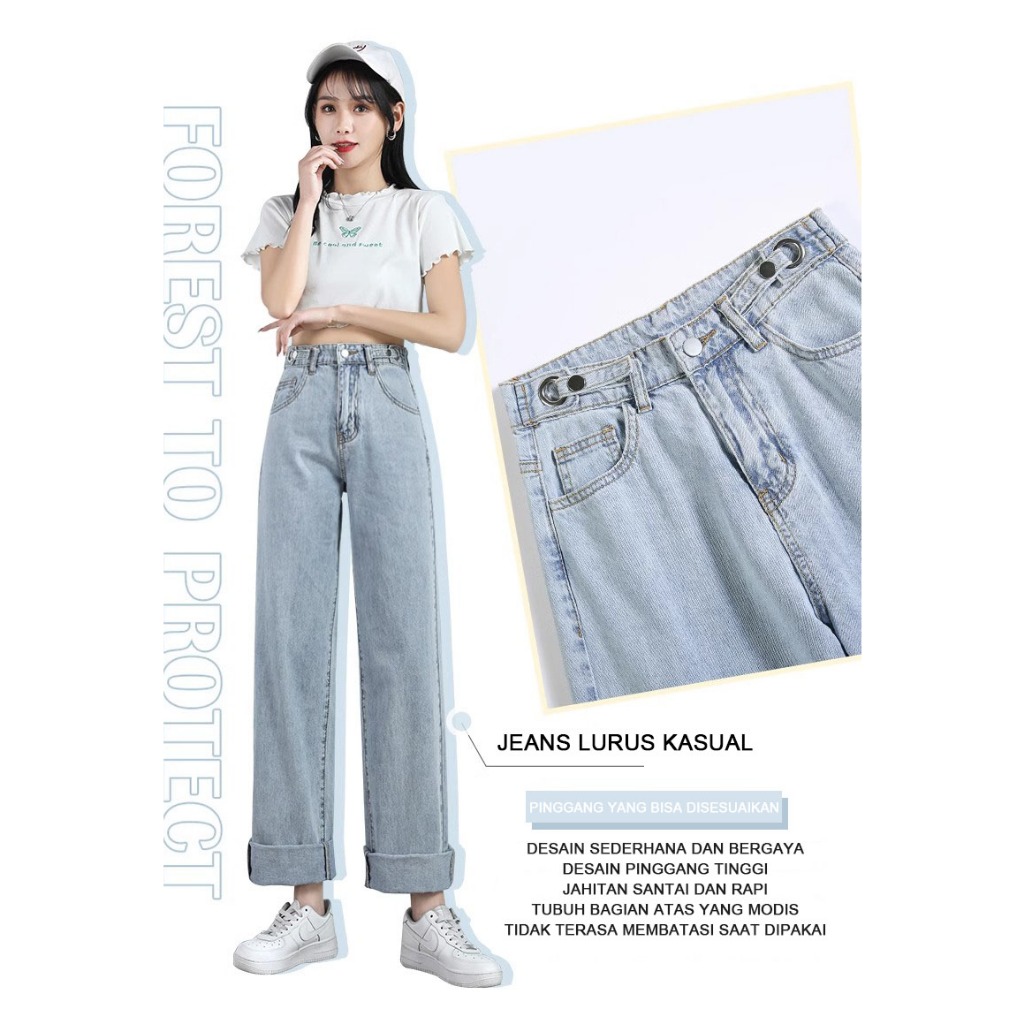 Jual Celana Kulot Jeans Kekinian Terbaru Celana kulot jeans Panjang