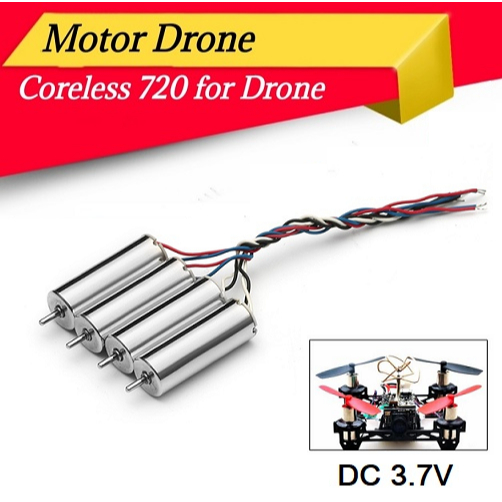 Jual Coreless 720 Brushed Dinamo Motor Dc 3.7v Mini Drone 7x20 Eachine ...