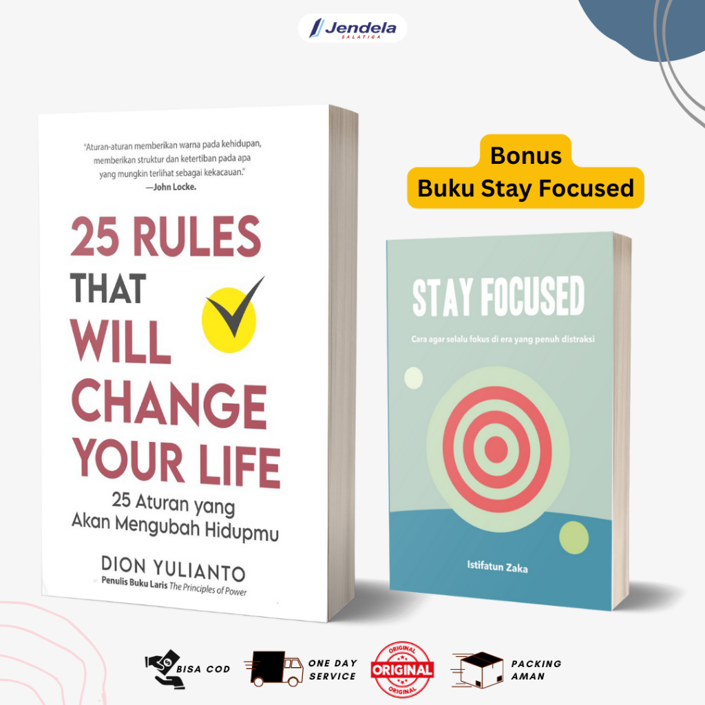 Jual Buku Motivasi 25 Rules That Will Change Your Life 25 Aturan Akan