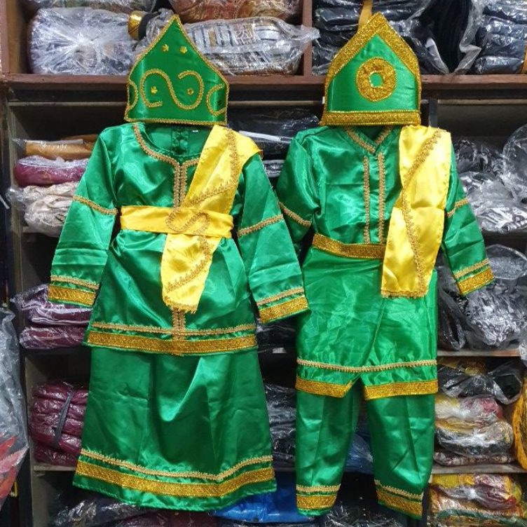 Jual ART P42V Baju Adat Riau Anak TK SD Baju Adat Melayu Anak | Shopee ...