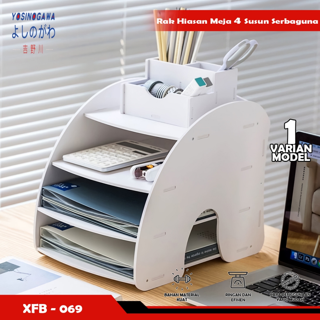 Jual Rak File Sektor Meja Desktop Rak Buku Multi-lapis Kotak ...