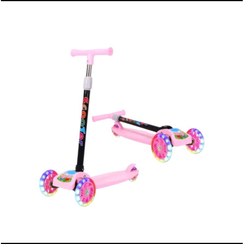 Jual Mainan Scooter Anak LED | Skuter Anak Roda 3 | Shopee Indonesia