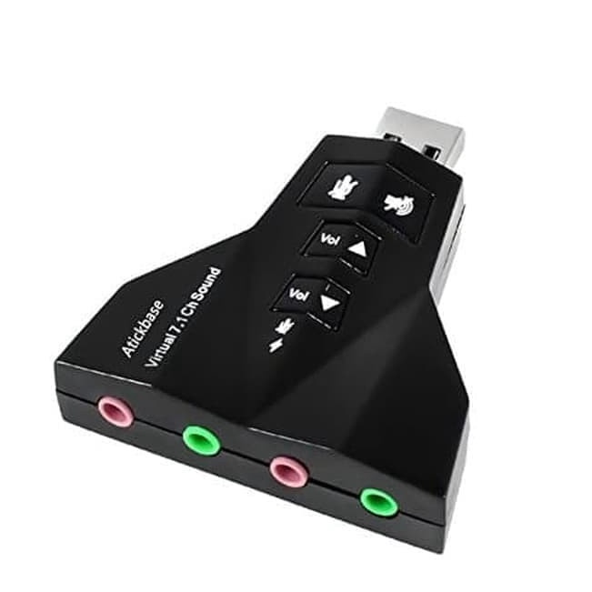 Jual GA USB Sound Card 71 External Aux Splitter Cabang 2 Spliter ...