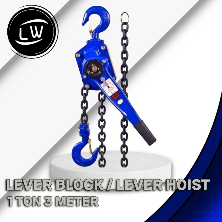 Jual LEVER BLOCK / LEVER CHAIN / LEVER HOIST / KOTREK RANTAI 1 TON 3 M ...