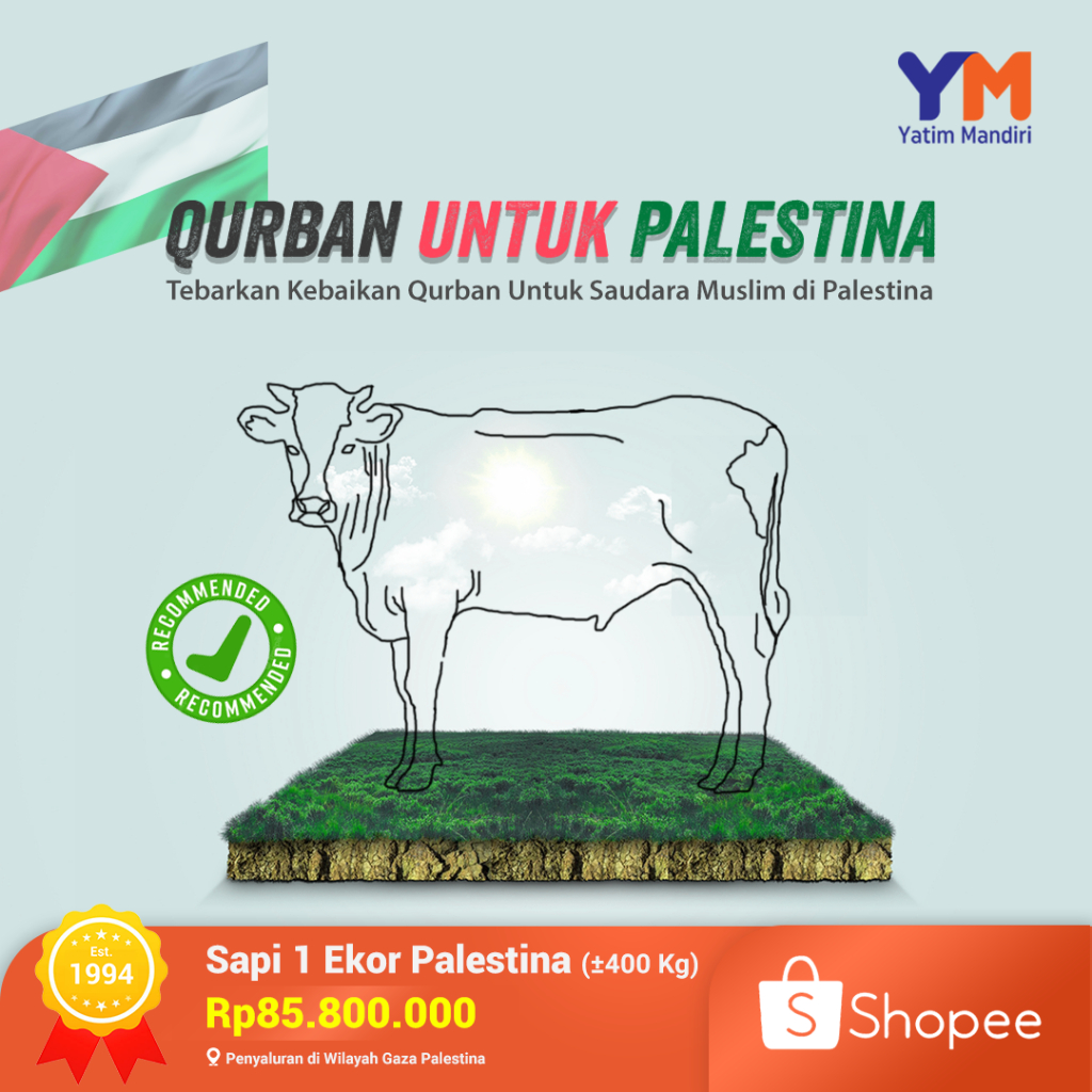 Jual Yatim Mandiri - Qurban Sapi 1 Ekor Palestina | Shopee Indonesia