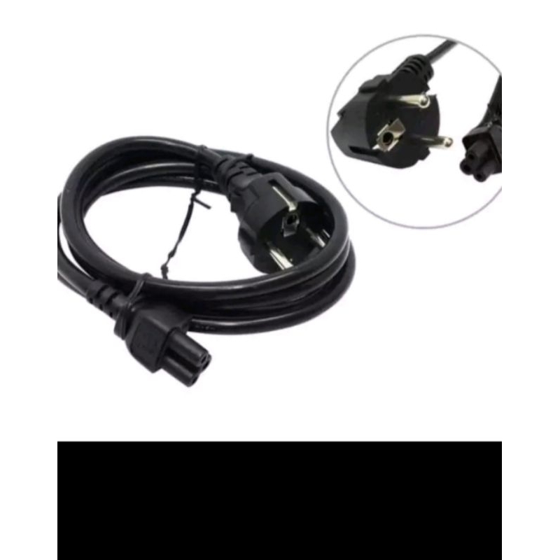 Jual kabel power laptop colokan tiga | Shopee Indonesia