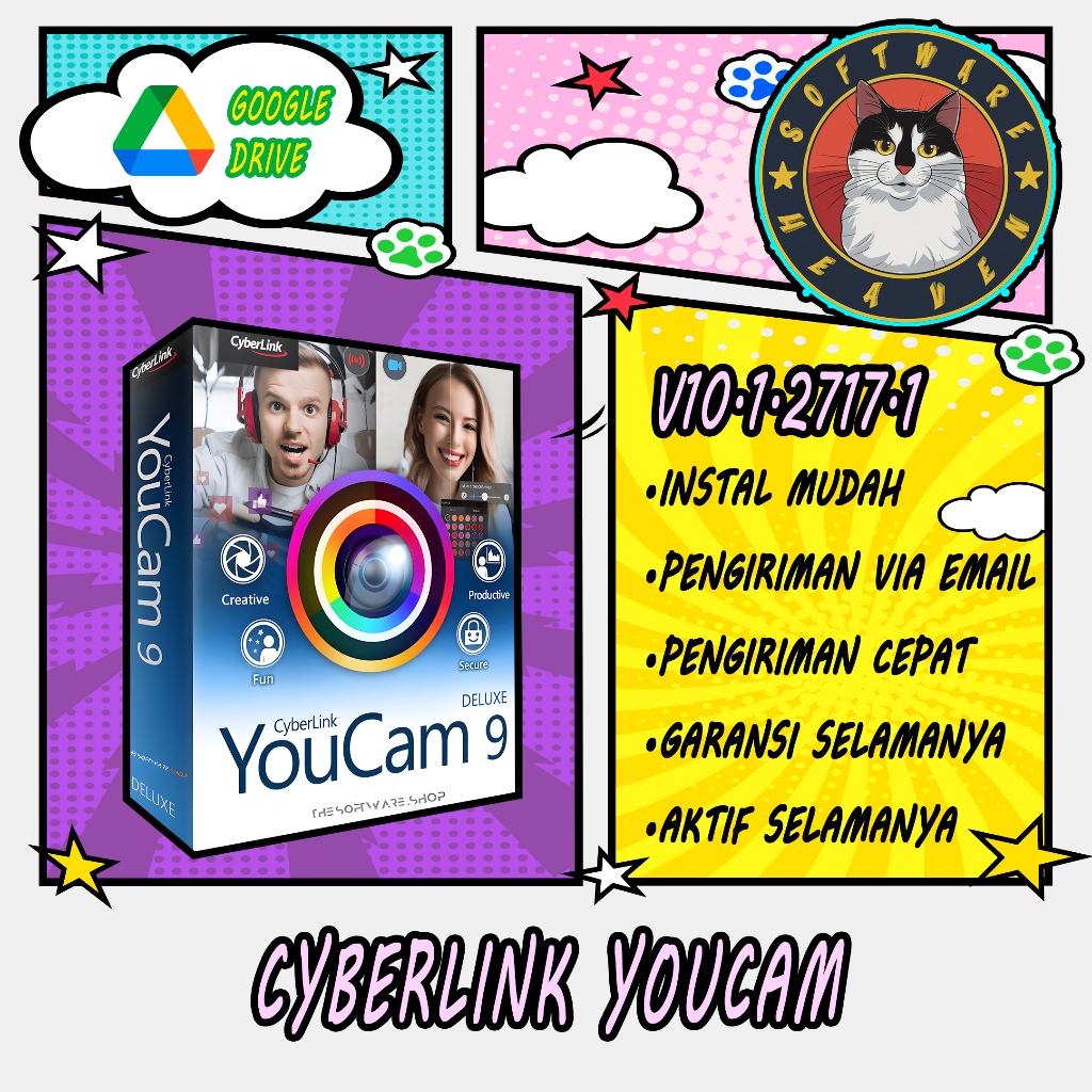 Jual Cyberlink YouCam Deluxe 10 v10.1.2717.1 Full Version (Versi ...