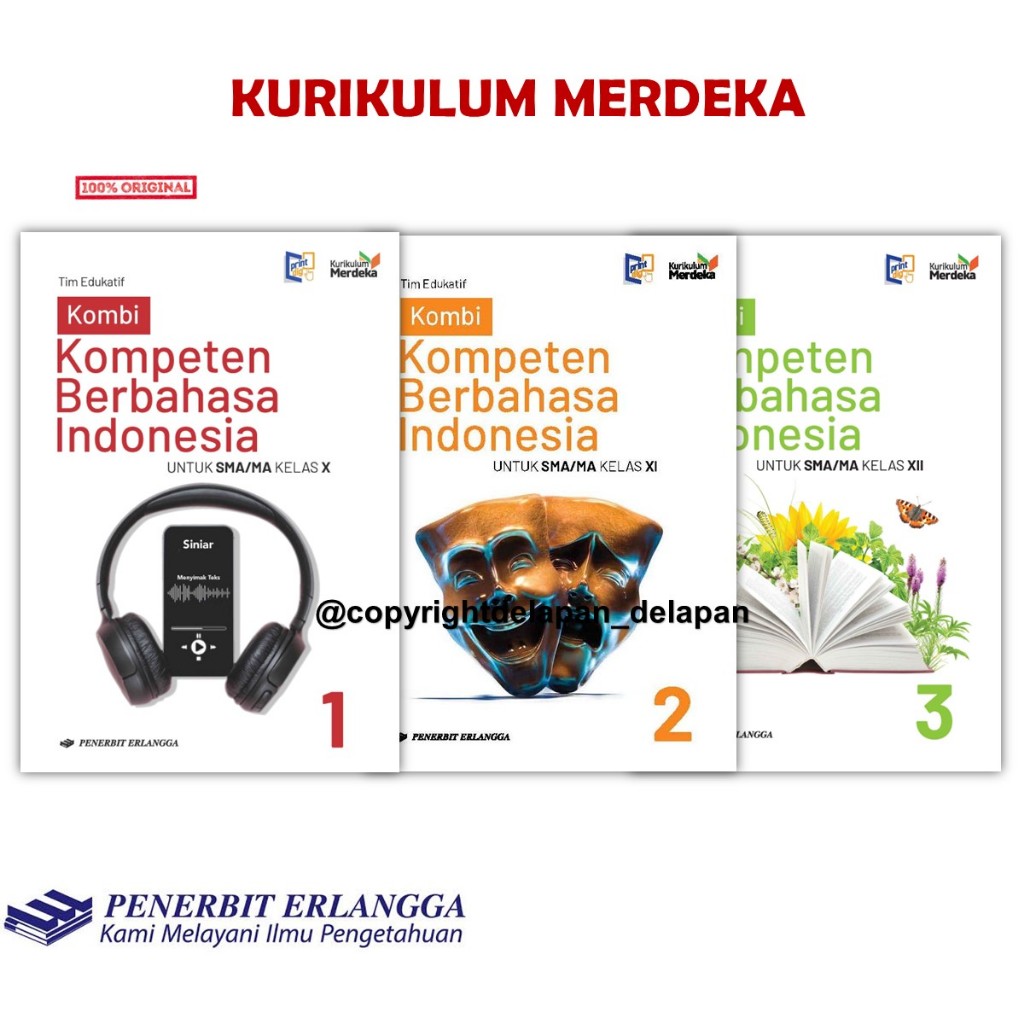 Jual Kompeten Bahasa Indonesia Sma Kelas 10 11 12 Kurikulum Merdeka