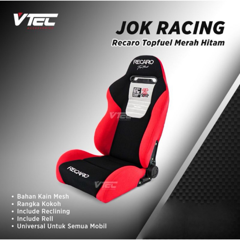 Jual Jok Racing Recaro Topfuel | Shopee Indonesia