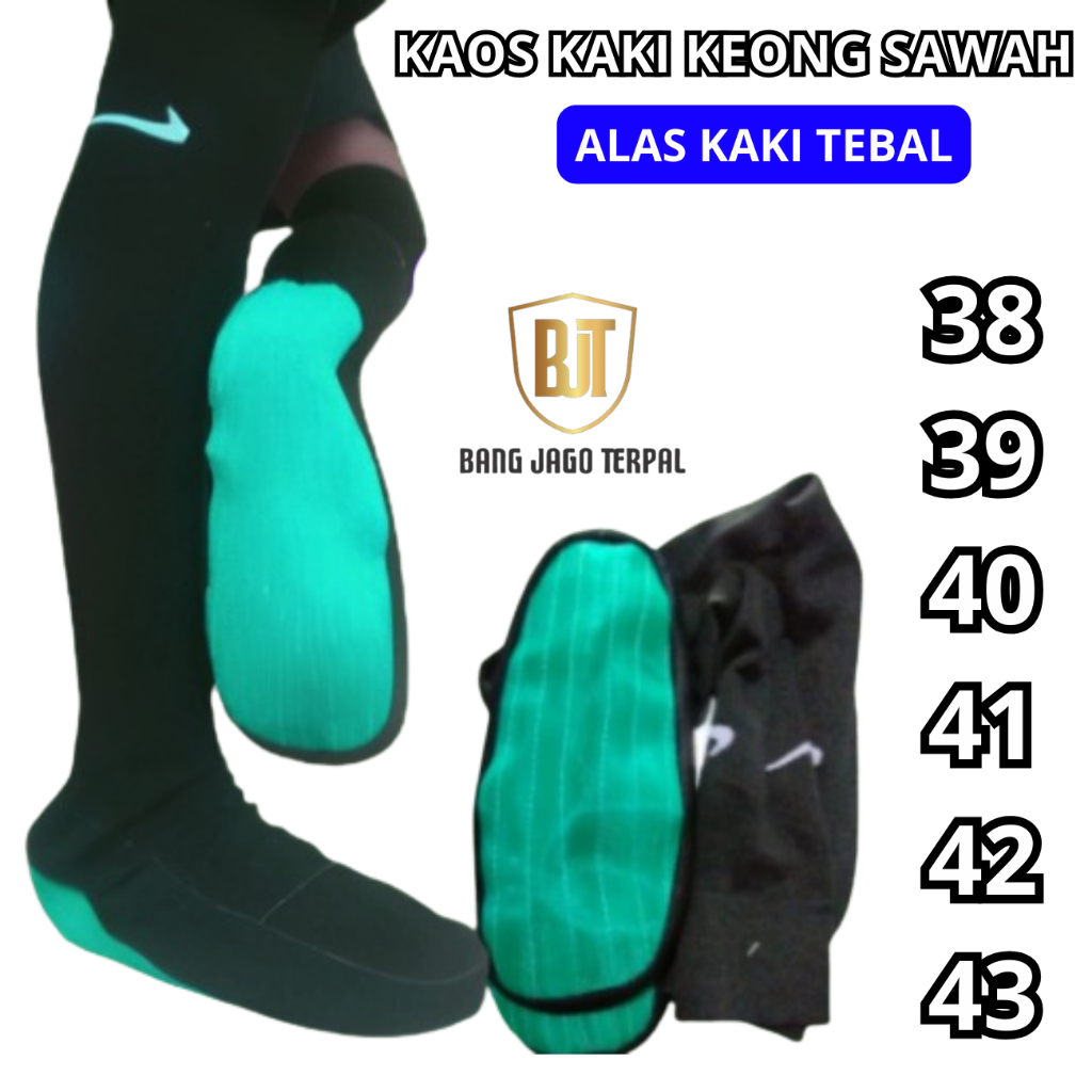 Jual kaos kaki sawah anti keong tebal sefti untuk di ladang kebun kasut ...