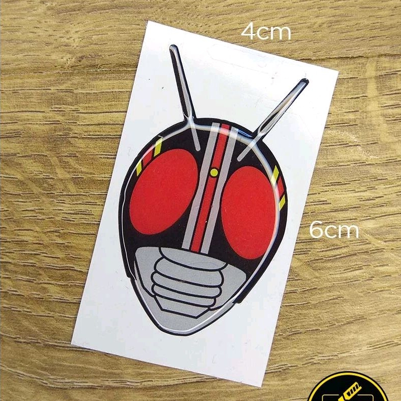 Jual emblem sticker resin KAMEN RIDER BLACK | Shopee Indonesia
