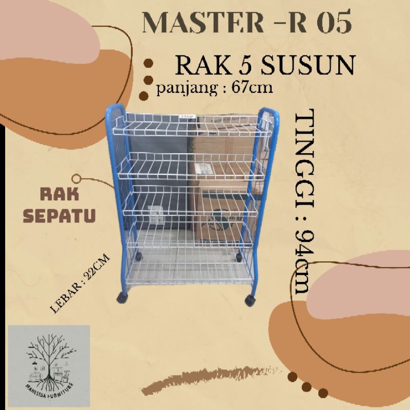 Jual RAK 5 SUSUN R05 MASTER | Shopee Indonesia