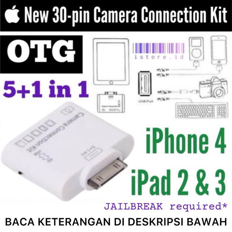 (FREE STICKER APPLE) OTG 