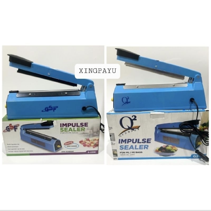 Jual Alat Perekat Press Plastik Impulse Sealer 20 Cm Pfs 200 Shopee Indonesia 