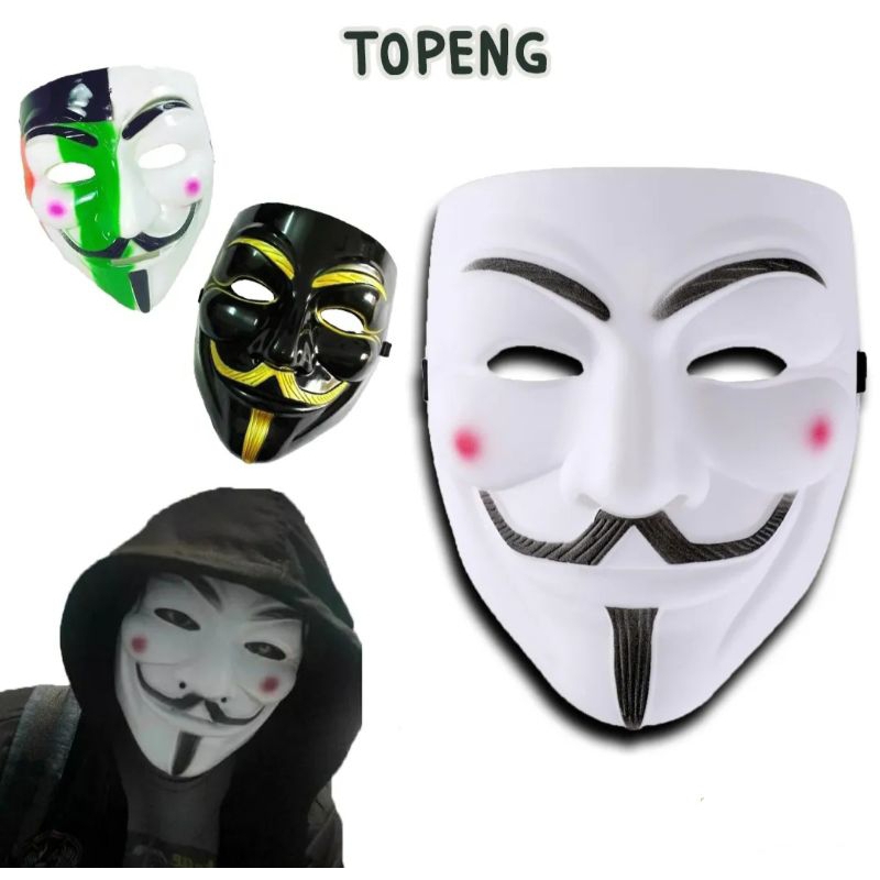 Jual Topeng PVC - anonymous hacker | Shopee Indonesia