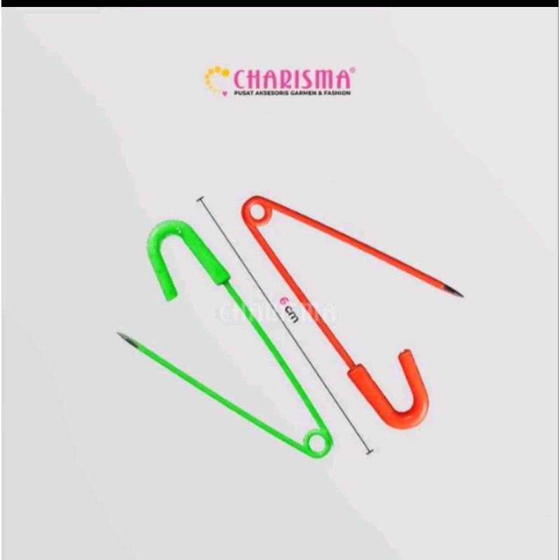 Jual Charisma Peniti Fashion Warna 001 Peniti Jarum 12 Warna Peniti
