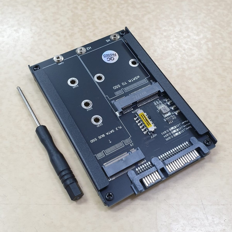 Jual Converter mSATA + M2 NGFF to SATA | Shopee Indonesia