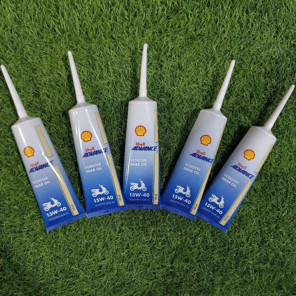 Jual OLI SHELL ADVANCE SCOOTER GEAR OIL 15W40 120 ML ORIGINAL 100
