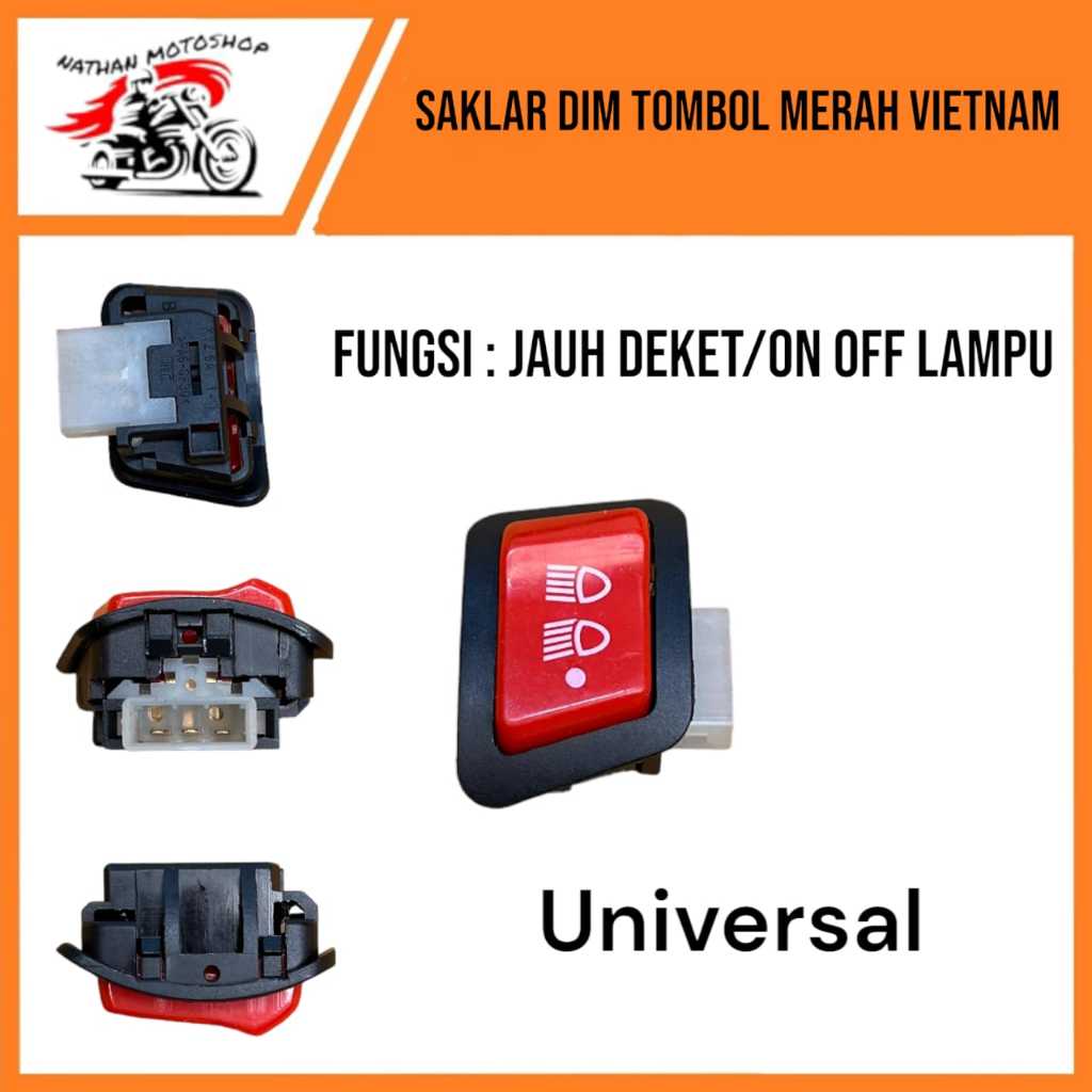 Jual Saklar Pass Beam Saklar Dim On Off Jauh Dekat Model Vietnam ...