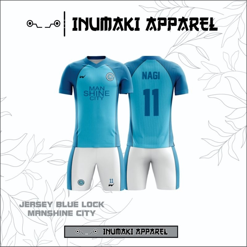 Jual Cosplay Jersey Anime Blue Lock - Manshine City (Nagi Seishiro ...