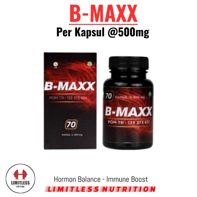 Jual (PROMO!) B-MAXX 500mg - 70 Kapsul B MAXX BMAXX | Shopee Indonesia