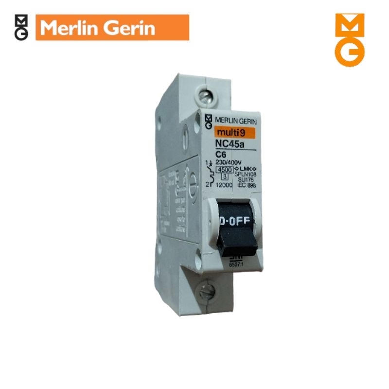 Jual Mcb merlin gerin NC45a 40a/16a/10a/6a original | Shopee Indonesia