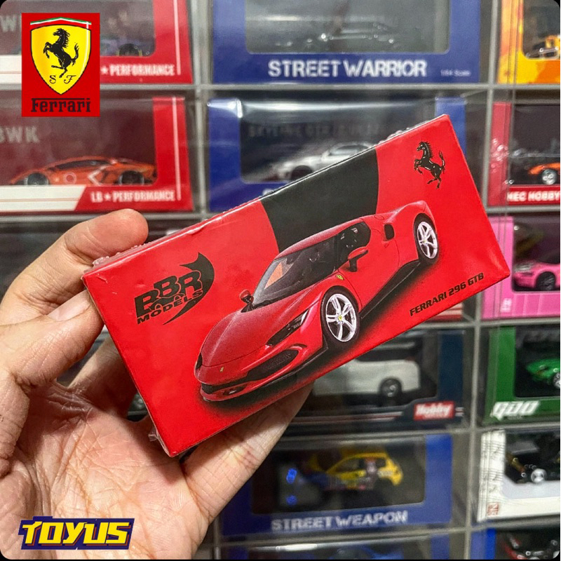 Modèle Réduit Ferrari 296 GTB Rosso Corsa 1:43 - Marque BBR - Neuf