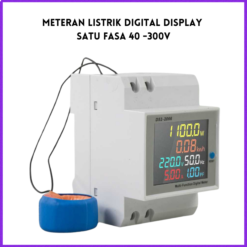 Jual Cod Aideepen Meteran Listrik Digital Display Din Rail Single Phase