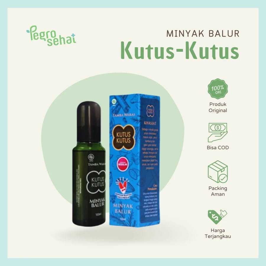 Jual Kemasan Baru Kutus Kutus Original Bali Tamba Waras Minyak Balur