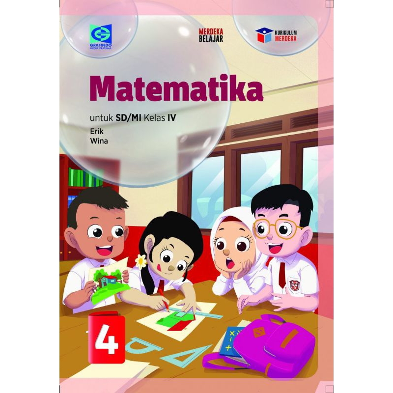 Jual Grafindo Matematika SD MI Kelas 4 IV Kurikulum Merdeka | Shopee ...
