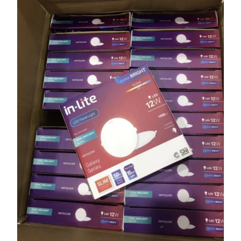 Jual Lampu Downlight Slim INLITE INPS628R 12W Inbow/ LED Panel Plafon ...