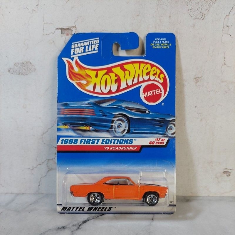 Best hot wheels 1998 first editions 70 roadrunner Cheap Sale Black