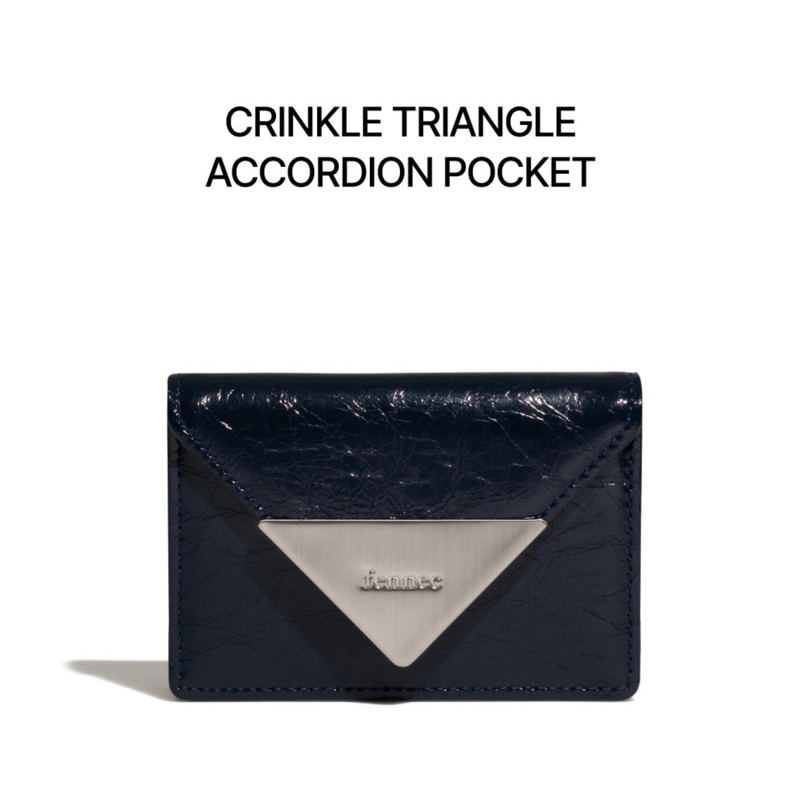 Jual [fennec] CRINKLE TRIANGLE ACCORDION POCKET | Shopee
