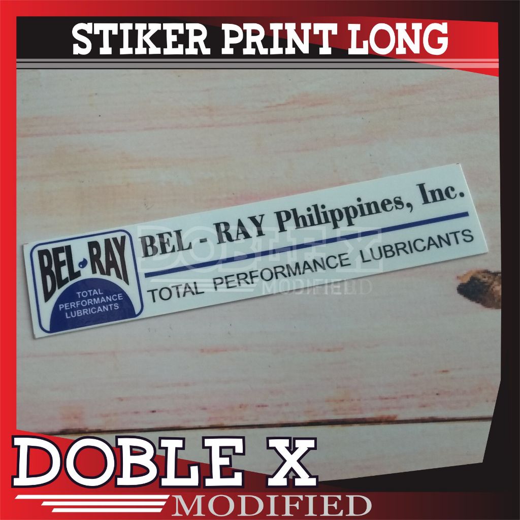 Jual STIKER DEALER TEMPEL LUAR LONG BEL-RAY | Shopee Indonesia