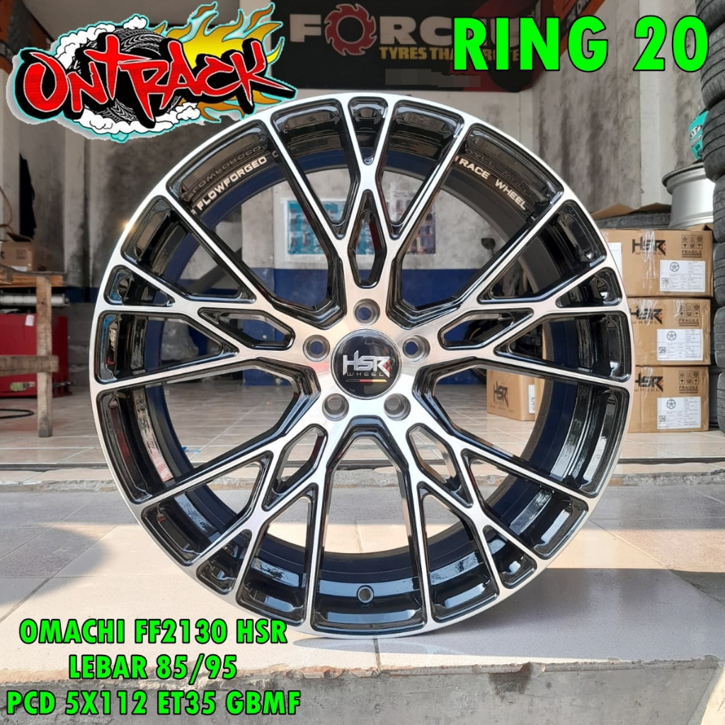 Jual PELEK RACING RING 20 HSR OMACHI LEBAR 85-95 PCD 5X112 VELG MOBIL ...