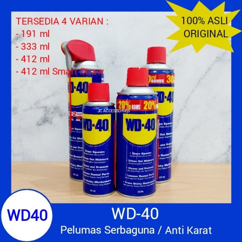 Jual WD40 191ml 191 Ml 333 Ml 412 Ml PELUMAS ANTI KARAT 333ml 412ml ...