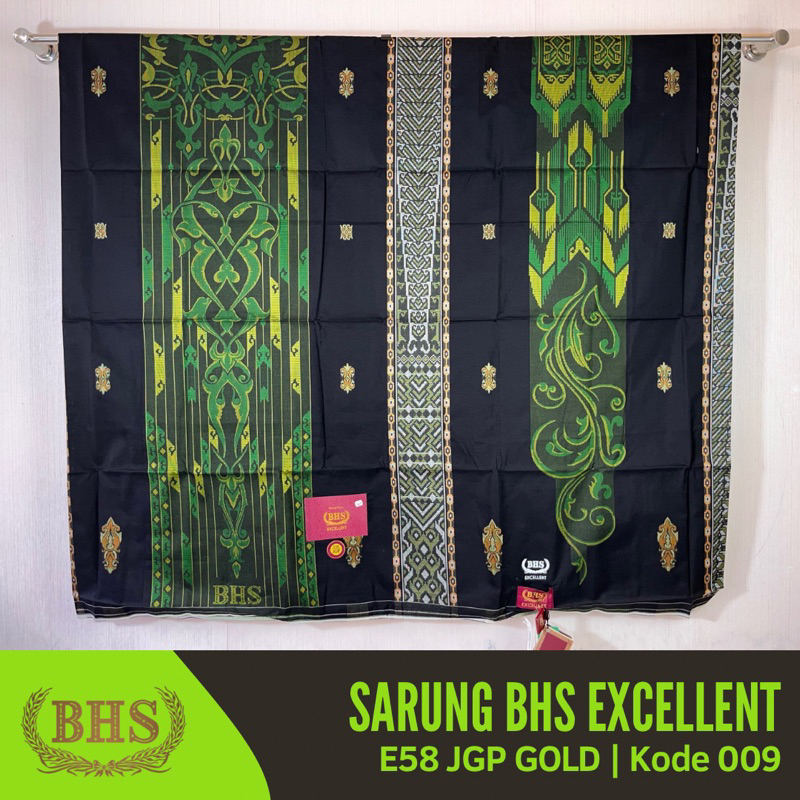 Jual Sarung BHS Excellent Jacquard Songket JGP Motif E58 JGP Gold ...